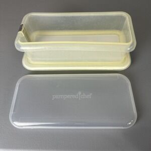 Pampered Chef refrigerator-freezer Ice Cream Cake Pan Discontinued 2022-  #1551